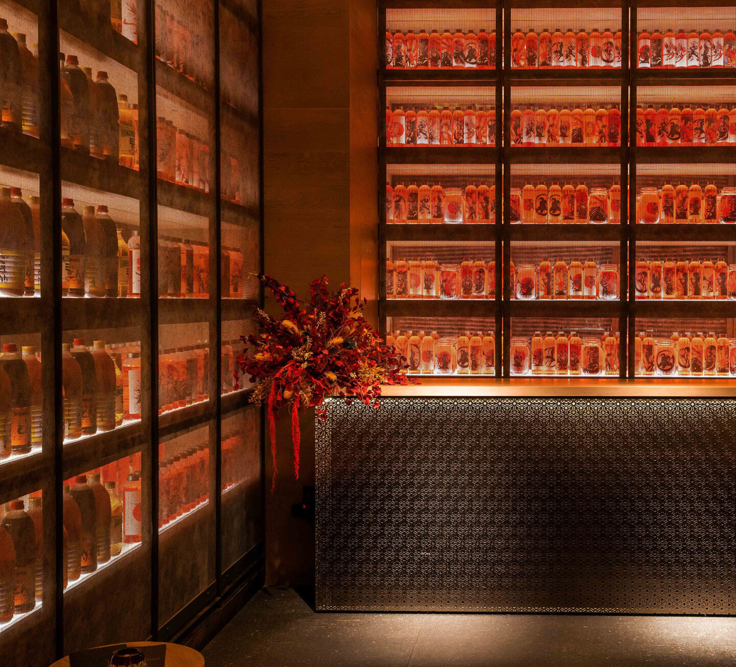 CLAP Dubai Interior, Japanese fine dining restaurant in Dubai