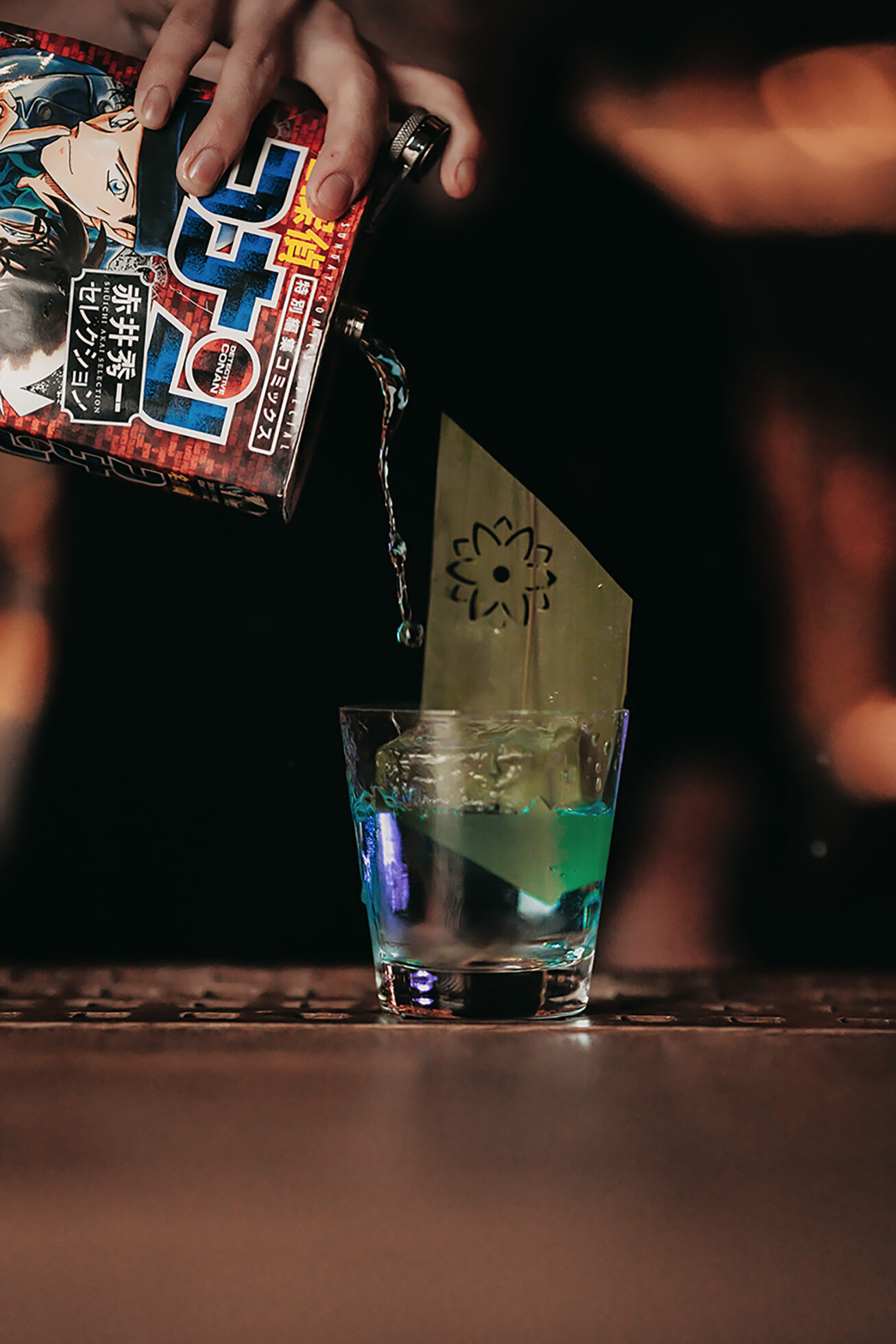 Clap Bar is a sensory wonderland that transports you to the vibrant nightlife of Tokyo.
