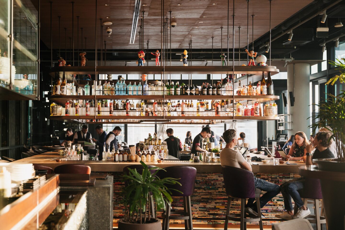the restaurant during Golden Hours at CLAP Dubai